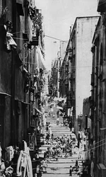 Der Vicolo del Pallonetto, frühe 1900er Jahre